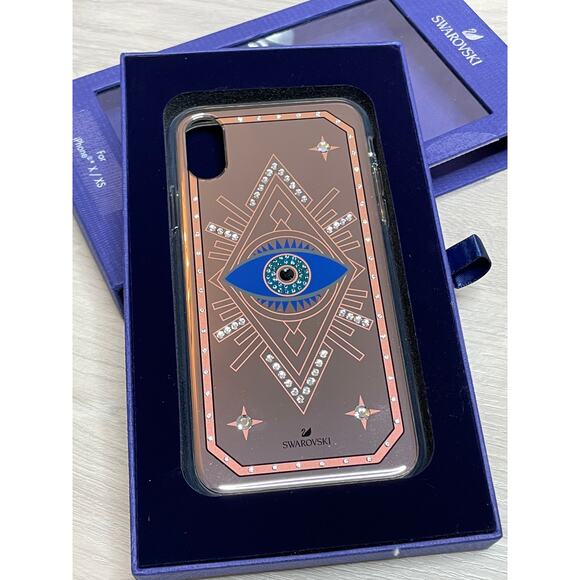 Swarovski Tarot Evil Eye Motif iphone X / XS Case - Picture 3 of 10